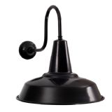 Industrial Black Wall Light